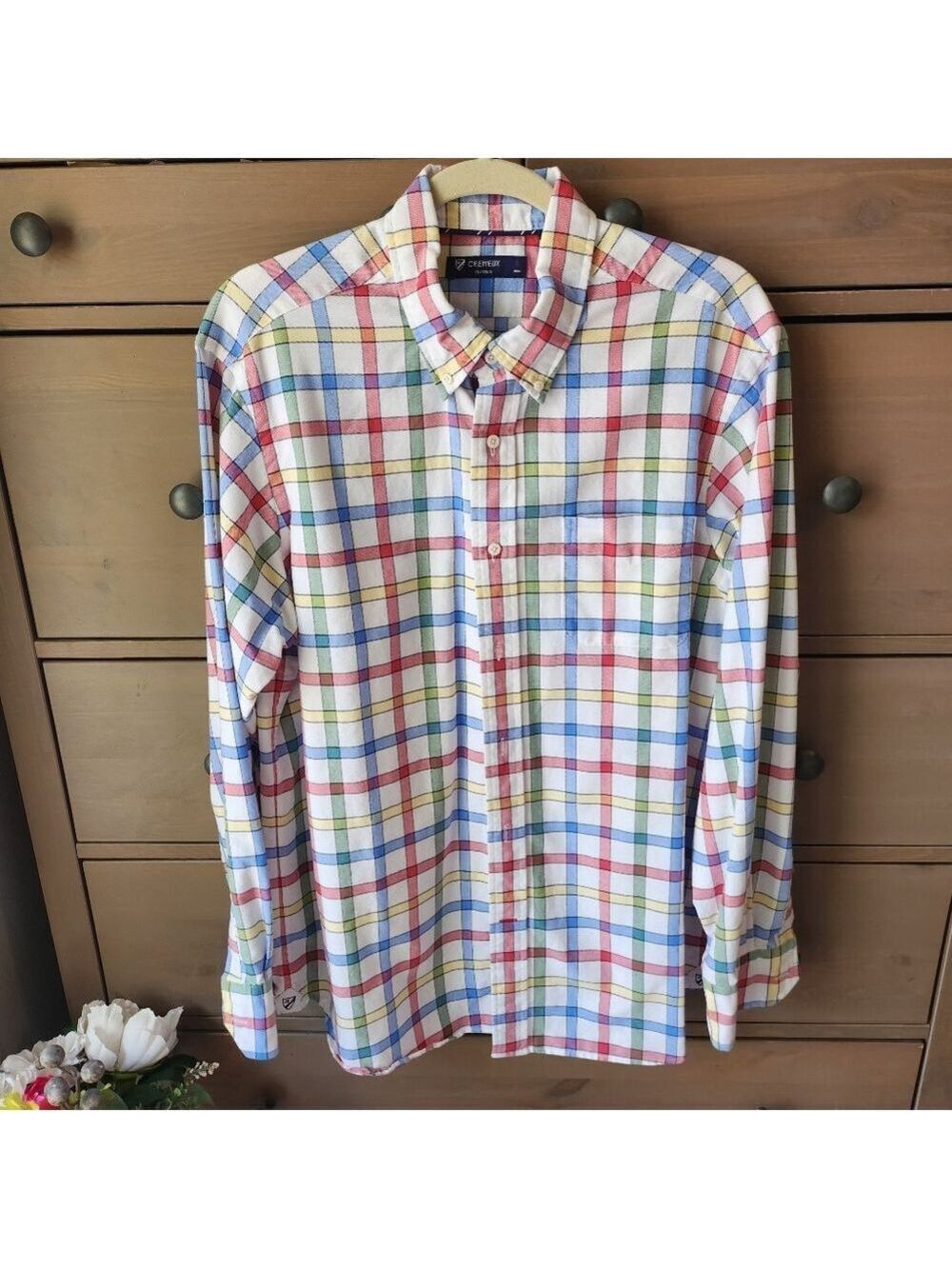 Cremieux Classic Plaid long-sleeved the men's buttoned-down.#easter #spring